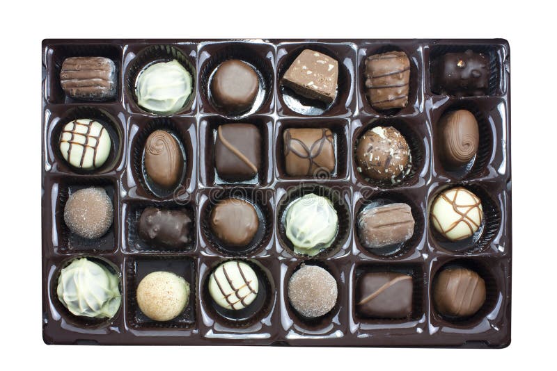 Chocolate truffles box