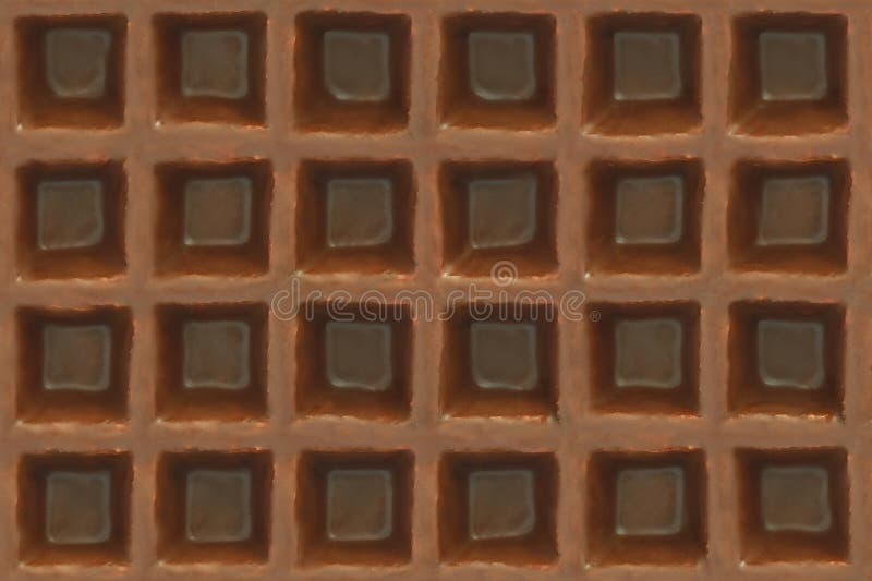 Chocolate wafer texture