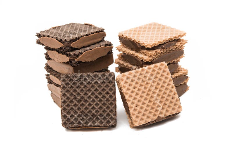 Wafers with nuts stock photo. Image of food, indulgence 29120516