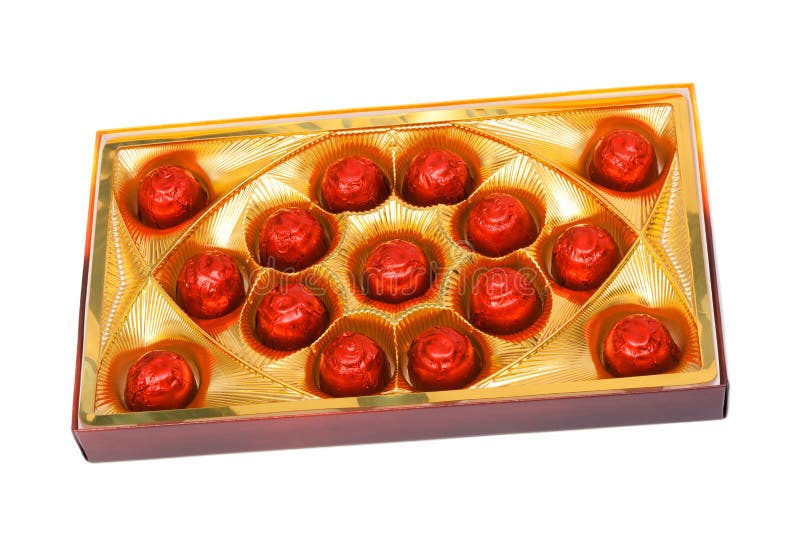 Chocolates in a box