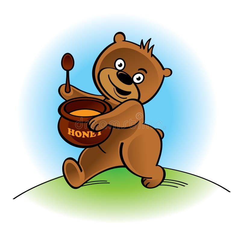 Мишка с медом картинки