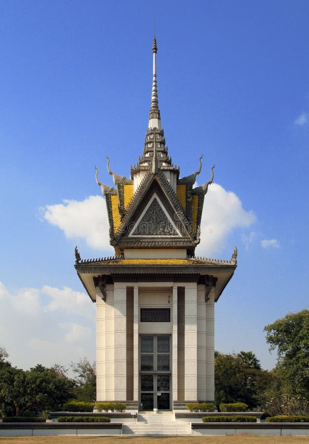 Choeung cambodia ek na pomnik stupę zabijania