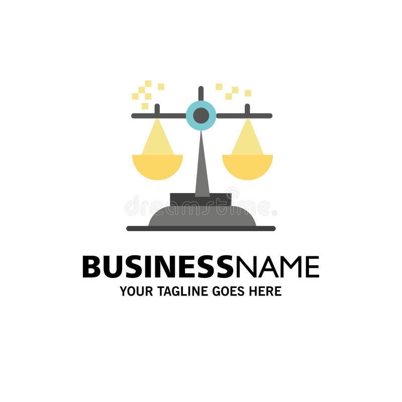 Choice, Conclusion, Court, Judgment, Law Business Logo Template. Flat Color vector illustration Choice, Conclusion, Court, Judgment, Law Business Logo Template. Flat Color vector illustration