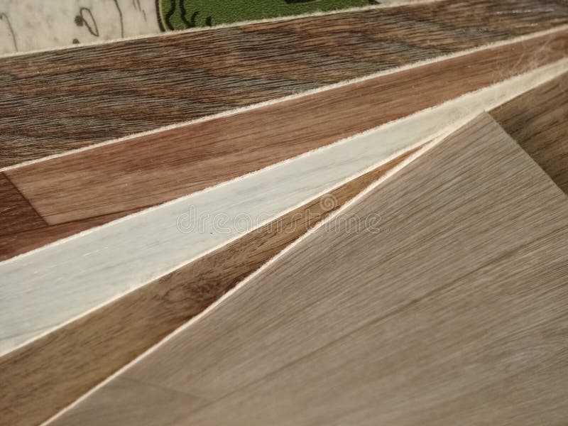 The choice of linoleum. Examples and types of flooring. royalty free stock images