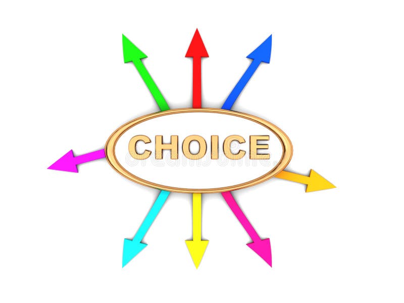 Choice symbol stock illustration. Illustration of variation 9394386