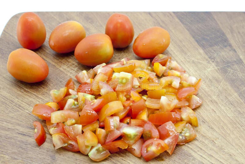 Chop tomato stock photo. Image of food, space, tomato 24139670