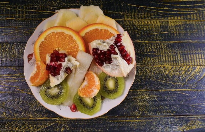 Chopped fruits stock image. Image of blueberry, berry 213856469