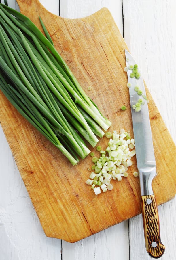 Chopped green onions stock photo. Image of chopped, houseplant - 31082718