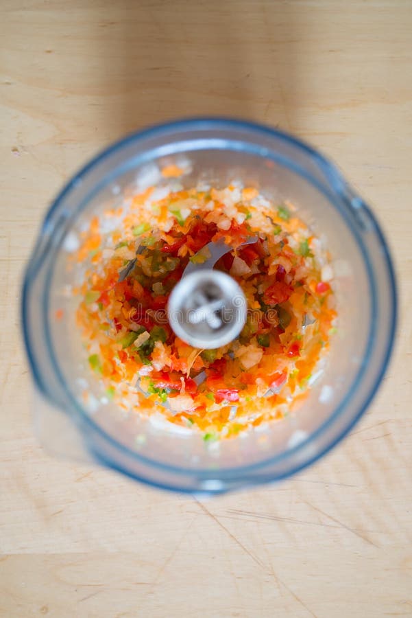 Chopped Ingredients in a Bowl Stock Photo Image of domestic