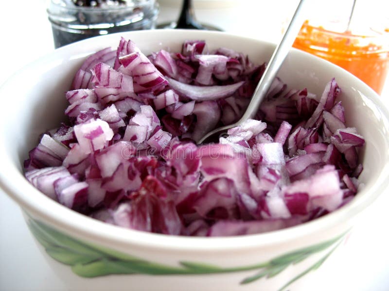 Chopped Red Onion 1