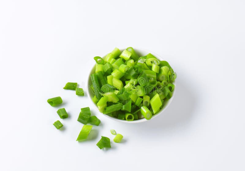 Chopped spring onions