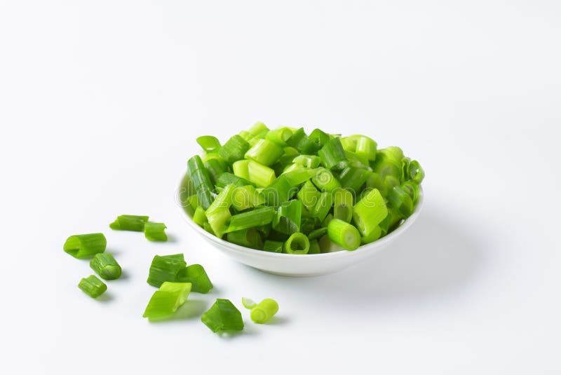 Chopped spring onions