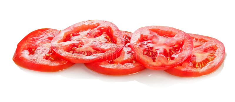 Slices of tomato stock image. Image of white, slice, sliced - 33923687