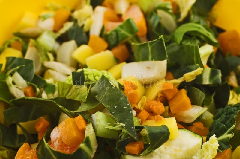 Chopped vegetables stock image. Image of fresh, green 4788837