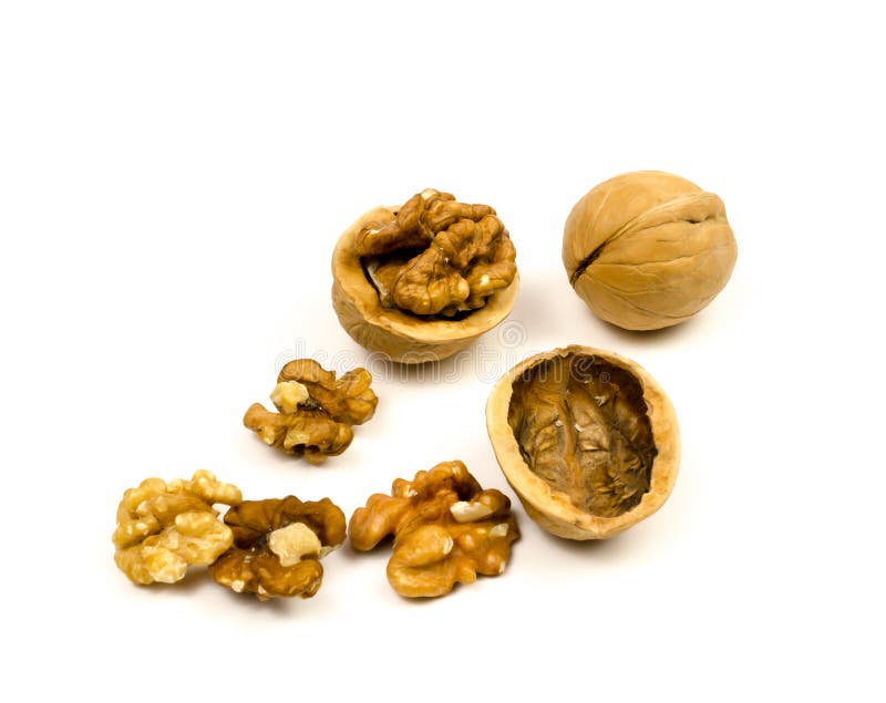 Chopped Walnut and Grains on a Light Background Stock Photo Image of smash, open 175671912