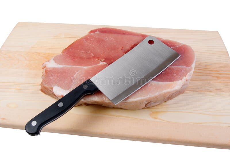 Chopping of meat, stock photo. Image of agriculture, kitchen 6194874