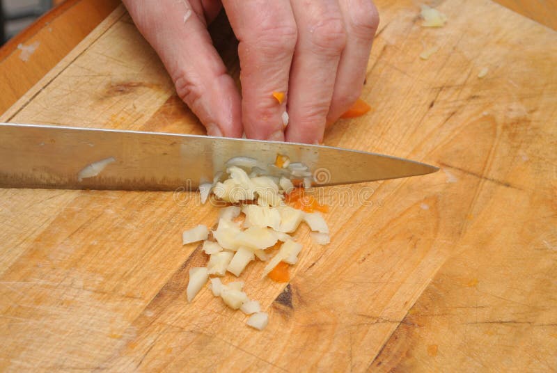 Chopping vegetables stock photo. Image of vegetables 18104856