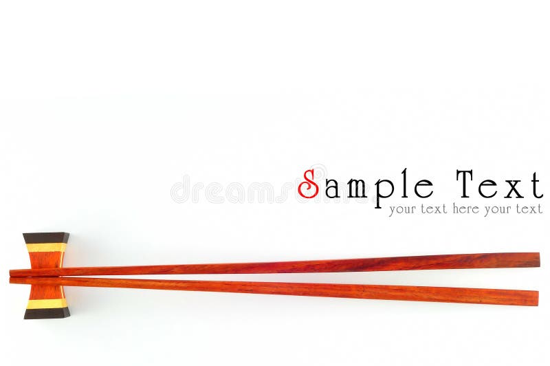 Chopsticks isolated