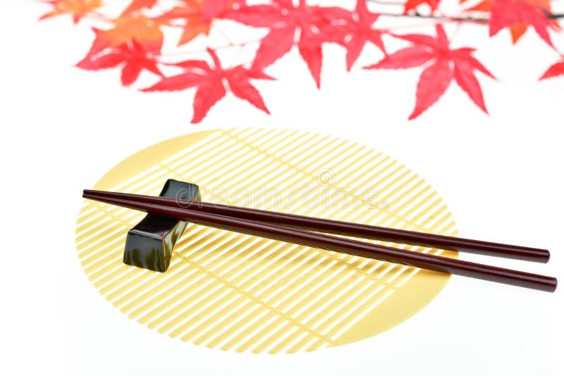 Chopsticks Isolated On White Background Stock Photo Image Of