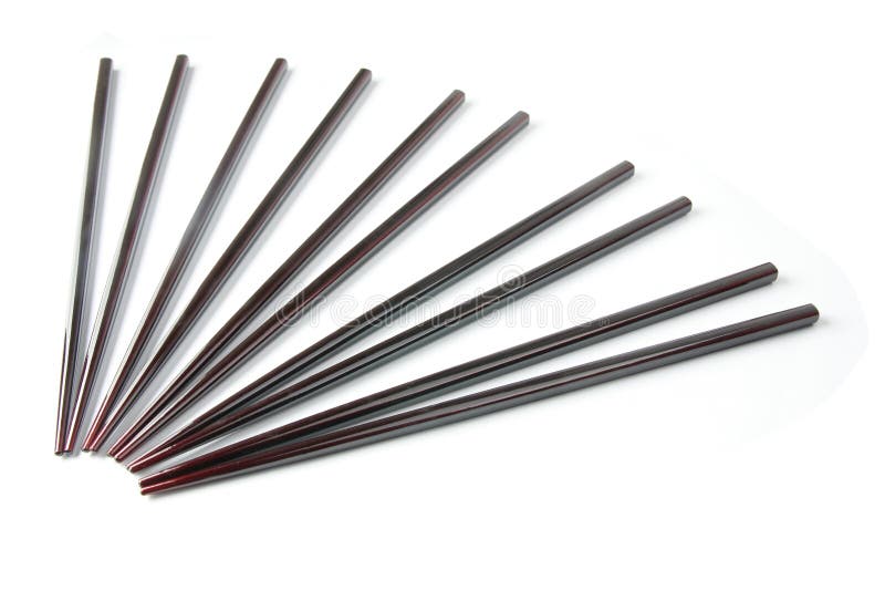 Chopsticks pary zdjęcia royalty free