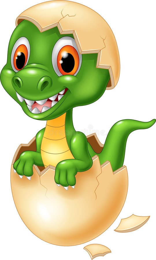 Desenhos Animados Bonitos Do Dinossauro Ilustração do Vetor - Ilustração de  bebê, lagarto: 33231311