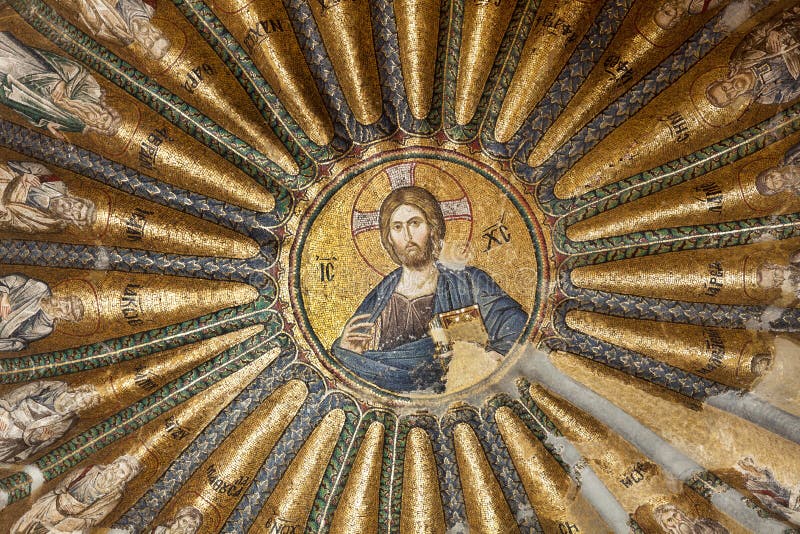 CHORA, Kariye Church or Museum, interior of the building is covered with fine mosaics and frescoes, ISTANBUL, TURKEY. CHORA, Kariye Church or Museum, interior of the building is covered with fine mosaics and frescoes, ISTANBUL, TURKEY