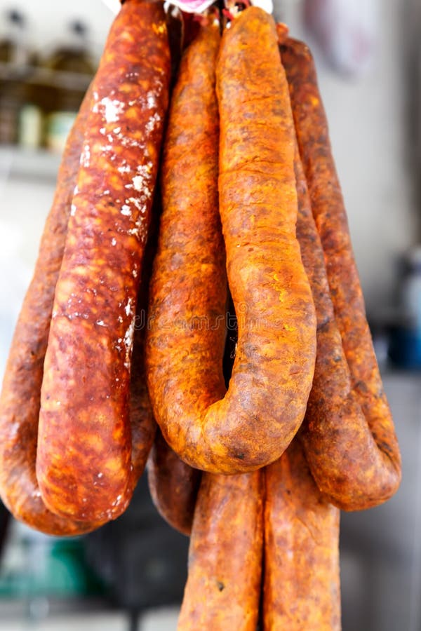 Chorizo, Red Sausage from Spain Stock Image Image of meaty, sliced