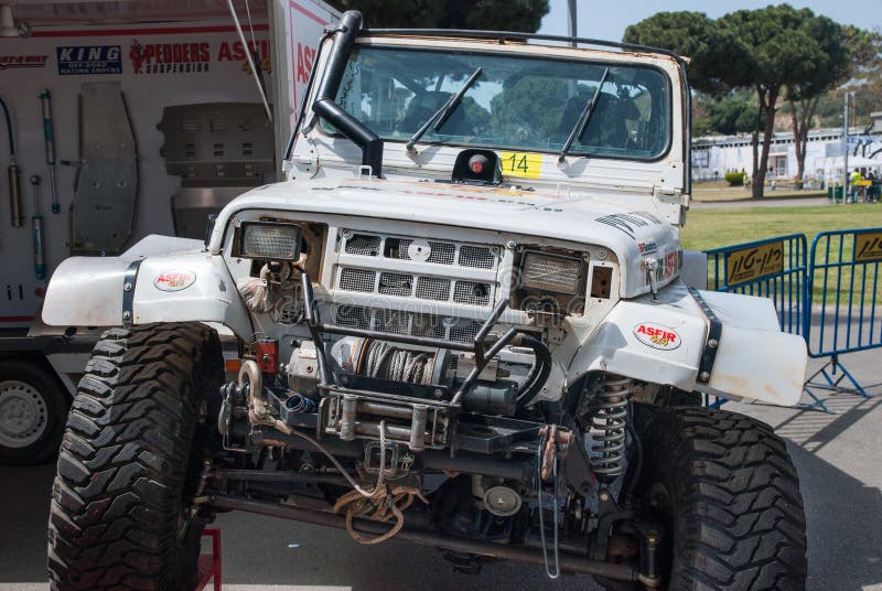 TEL-AVIV, ISRAEL - APRIL 1, 2010: AIL Storm or Sufa off-road Jeep presented on Tel-Aviv Motor Show. TEL-AVIV, ISRAEL - APRIL 1, 2010: AIL Storm or Sufa off-road Jeep presented on Tel-Aviv Motor Show