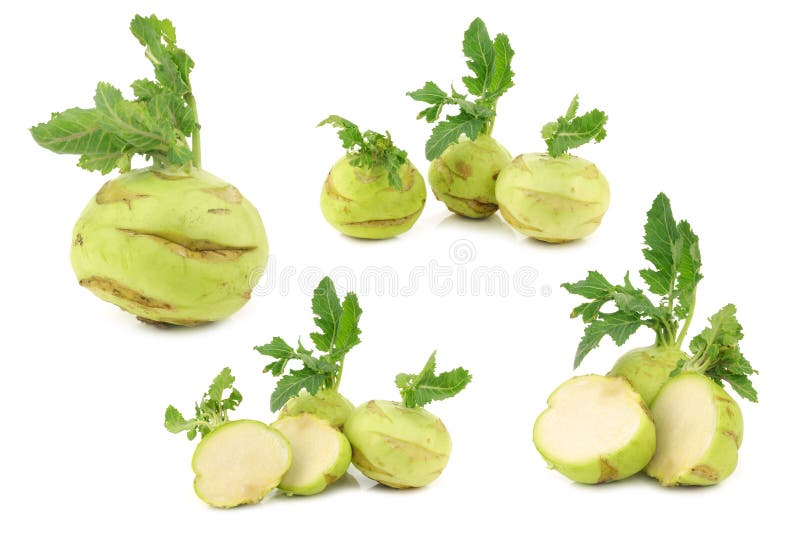 Choux kohlrabi frais photo libre de droits