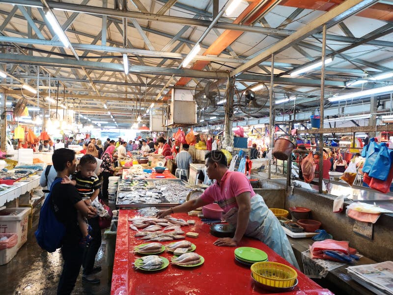 Chow Kit Wet Market Fresh Fish Section Kuala Lumpur Malaysia Editorial Photography Image Of Market Lumpur 164545152