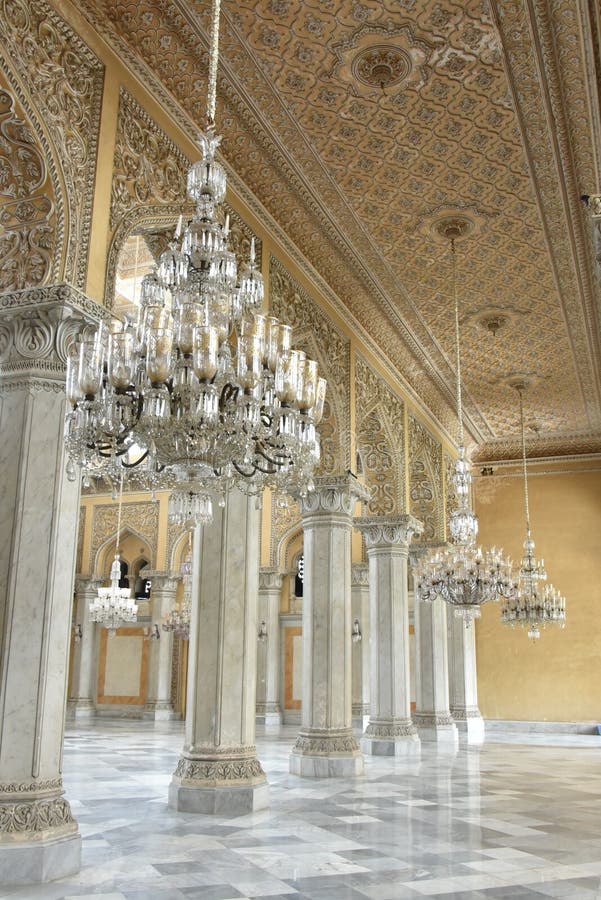 Chowmahalla slott, Hyderabad, Indien royaltyfria bilder Chowmahalla slott, Hyderabad, Indien royaltyfria bilder