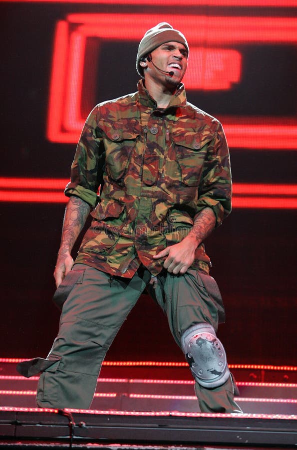 Chris Brown Performs in Concert Editorial Photo Image of latin, actor