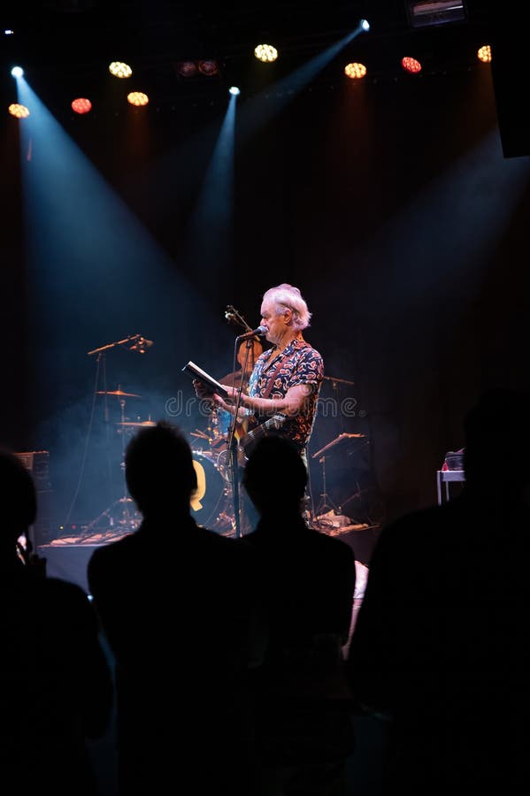 Chris Jagger in Q-Factory in Amsterdam, Nederland, 17-10-2025 stock afbeelding