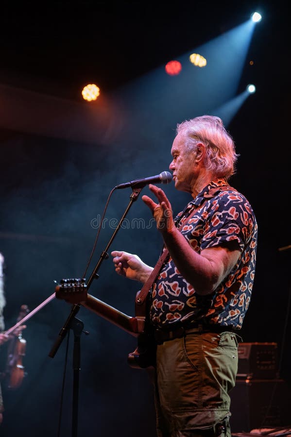 Chris Jagger in Q-Factory in Amsterdam, Nederland, 17-10-2025 stock afbeelding