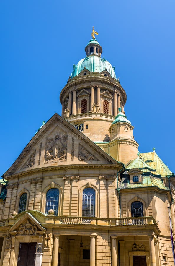 Dome Of The Christuskirche In Mannheim Germany Church Religion Europe