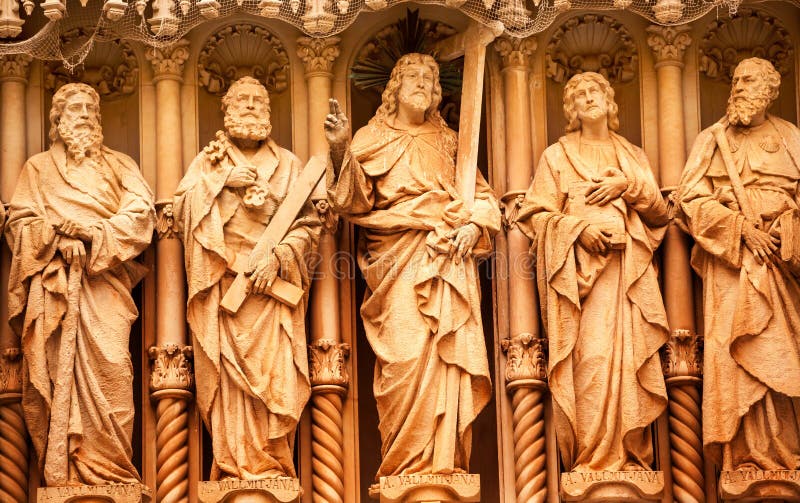 Christ Disciple Statues Monestir Monastery of Montserrat Spain