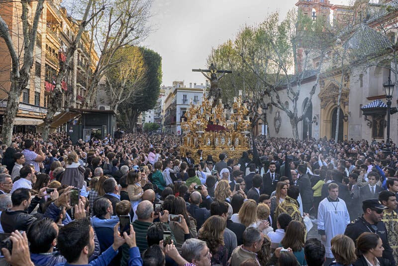 Christ the Expiry in the Holy Week in Seville Editorial Photo - Image ...