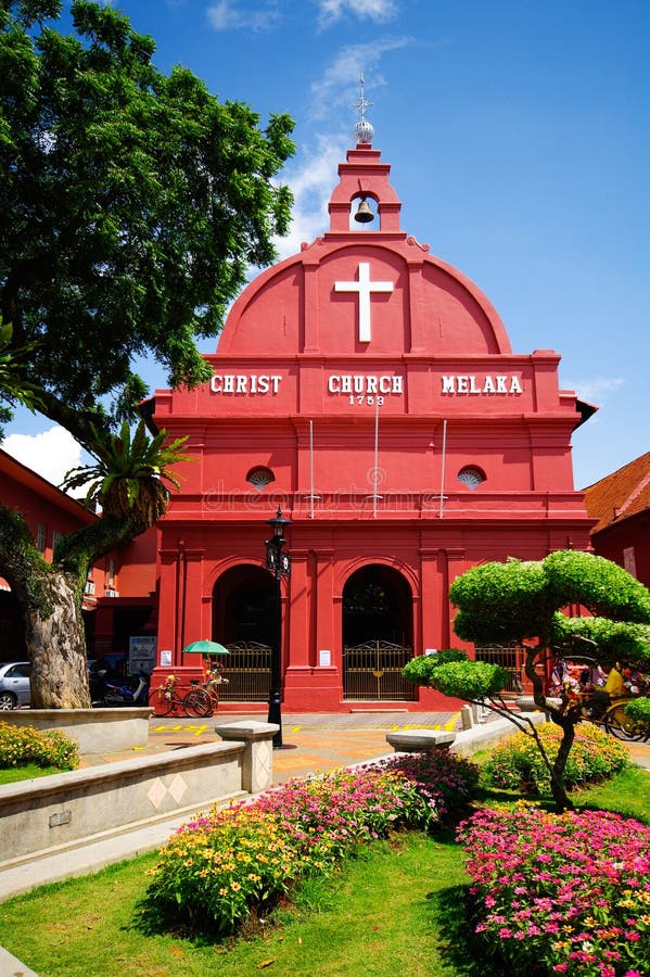 Christ-Kirche Melaka stockfotografie Christ-Kirche Melaka stockfotografie