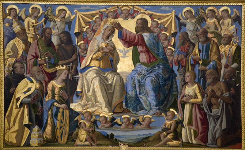 Christ koronacyjny święty Jesus Mary Siena