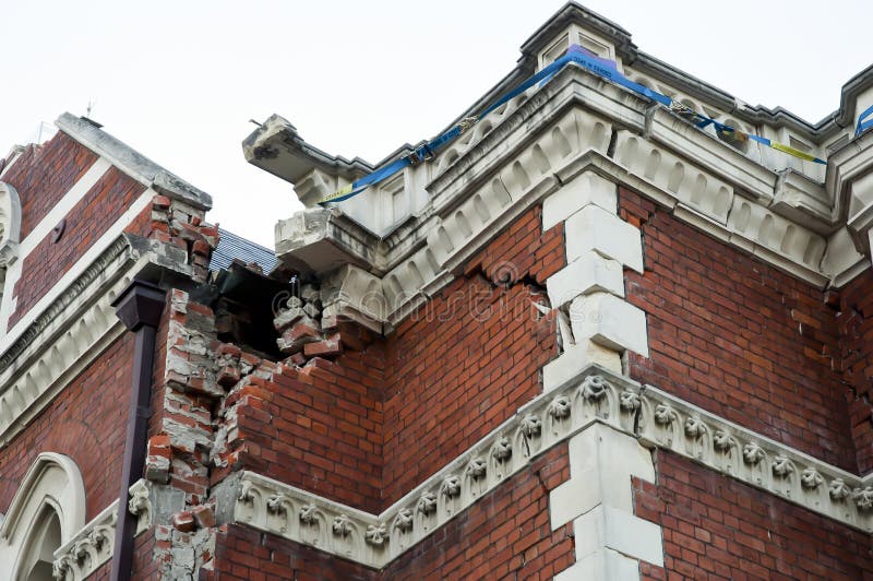 Christchurch Earthquake 2011 - New Zealand Stock Image ...