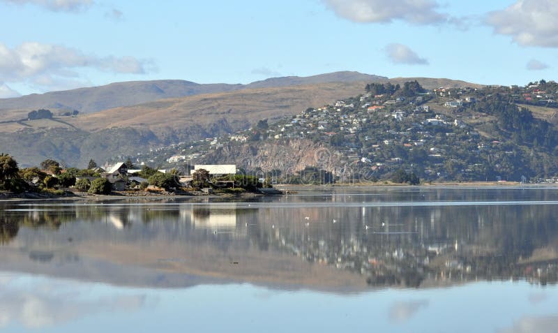 Christchurch Estuary Panorama, New Zealand