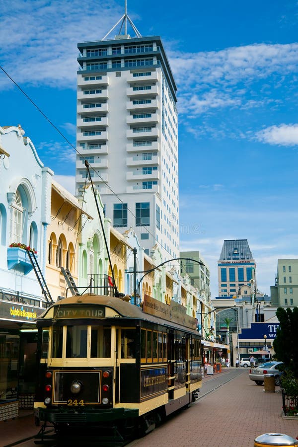 christchurch tramwaj obrazy stock christchurch tramwaj obrazy stock