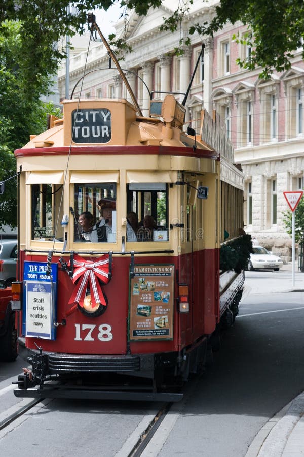 Christchurch tramwaj zdjęcia stock Christchurch tramwaj zdjęcia stock