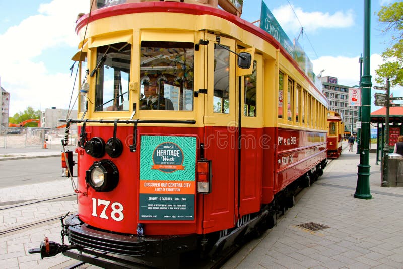 Christchurch tramwajarski kareciany Nowa Zelandia