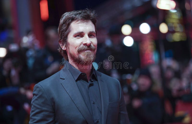 Christian Bale presenta en el ‘vice imágenes de archivo libres de regalías Christian Bale presenta en el ‘vice imágenes de archivo libres de regalías