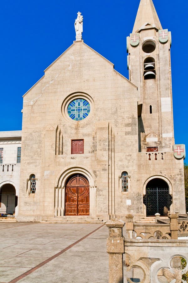 Christian churches the blue sky