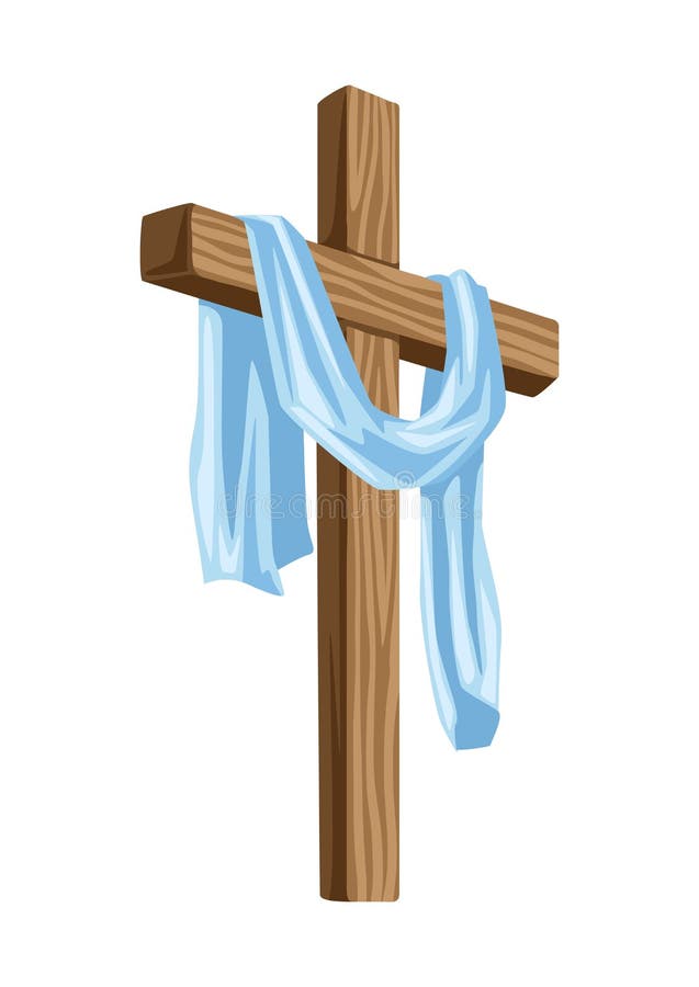 Wooden Cross Shroud Stock Illustrations – 58 Wooden Cross Shroud Stock
