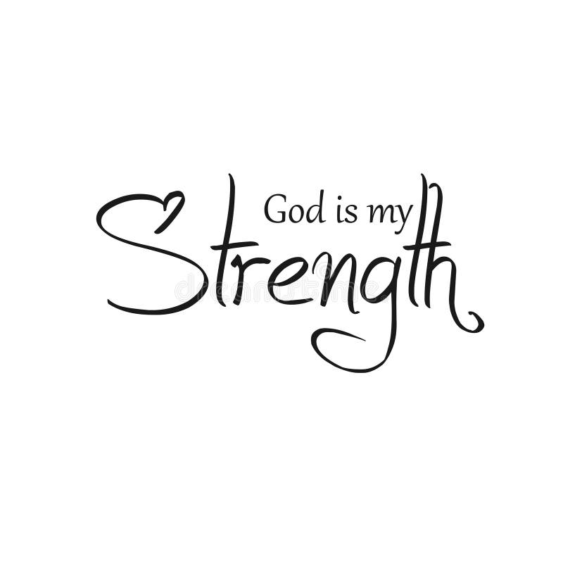 The Lord is My Strength and My Song Stock Illustration  Illustration of  notes faithful 102440707