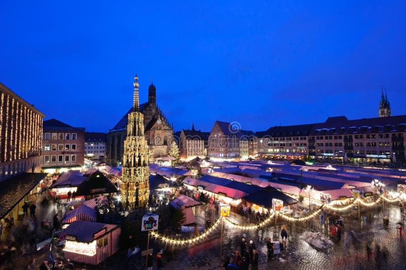 Christkindlesmarkt in Nuremberg Editorial Photo - Image of christmas