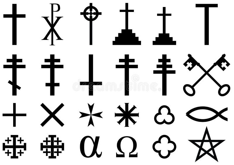 Christliche religiöse Symbole